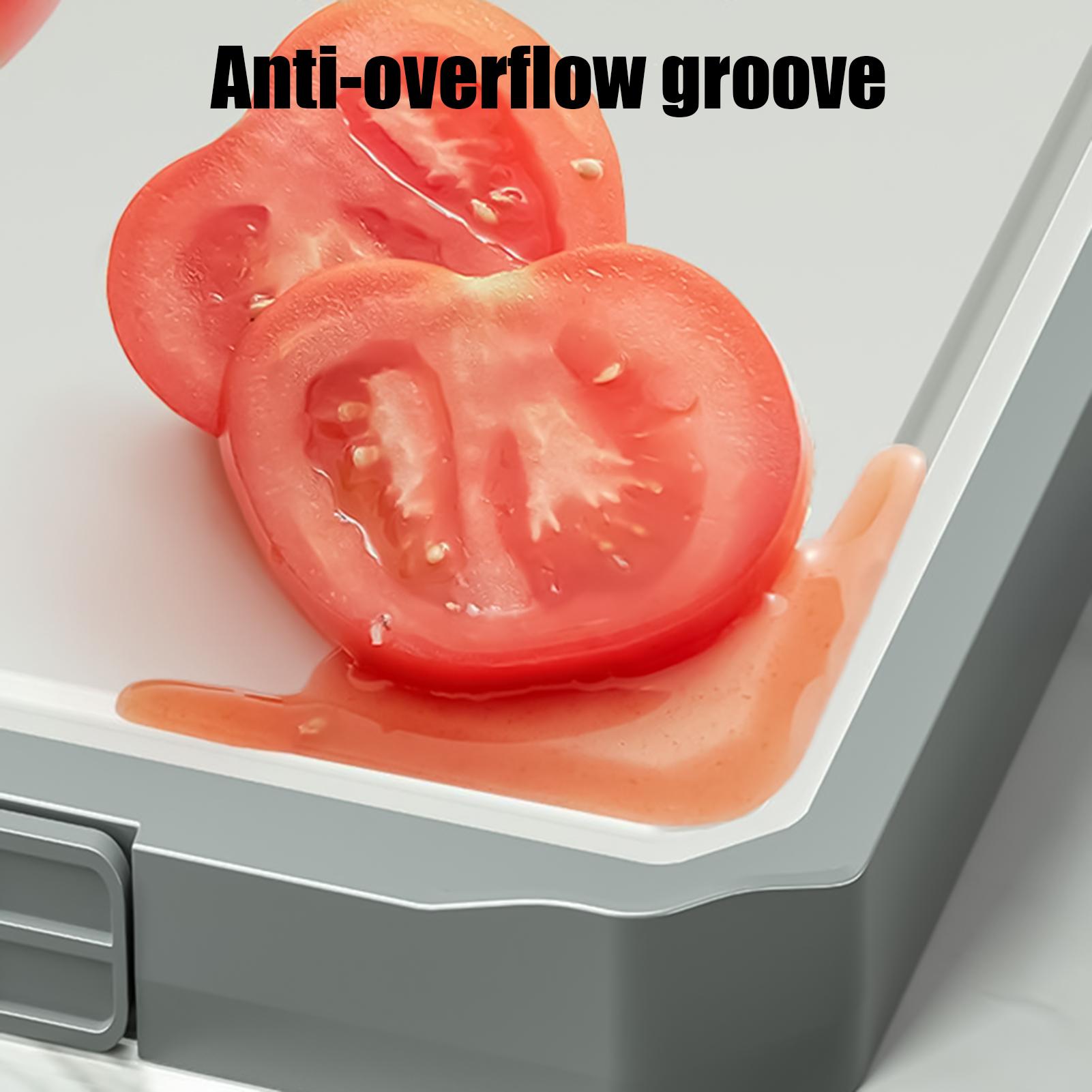 Food Prep Mat - Roestvrijstalen snijplank Dubbelzijdig vleesplank Antislip food