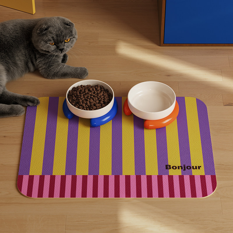 Food Prep Mat - Waterdichte & oliebestendige huisdiermat, effen kleur