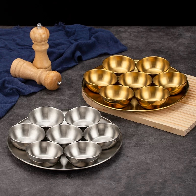 Sauce Dipping Cup - Dipsaus schaaltjes Koreaanse stijl roestvrij staal