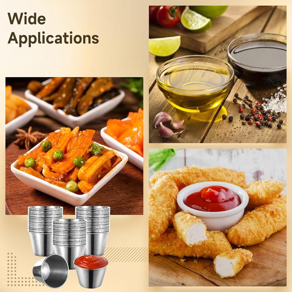 J1UL1N, 60 stuks, sausbekers v - Sauce Dipping Cup recensie en prijs