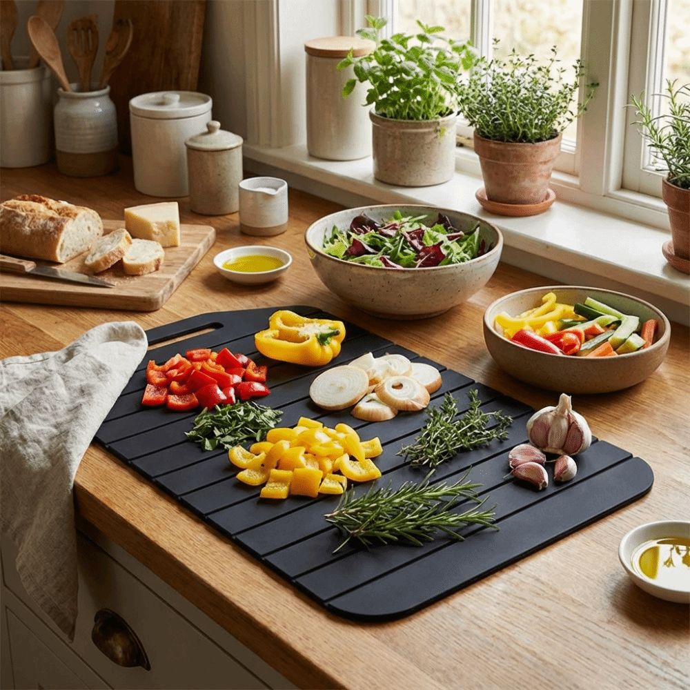 Antislip opvouwbare snijplank  - Food Prep Mat recensie en prijs