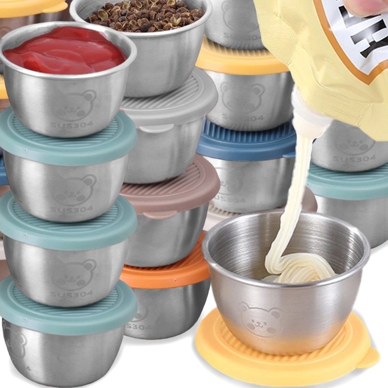 10/1pc 50ml Lekvrij Roestvrij  - Sauce Dipping Cup recensie en prijs