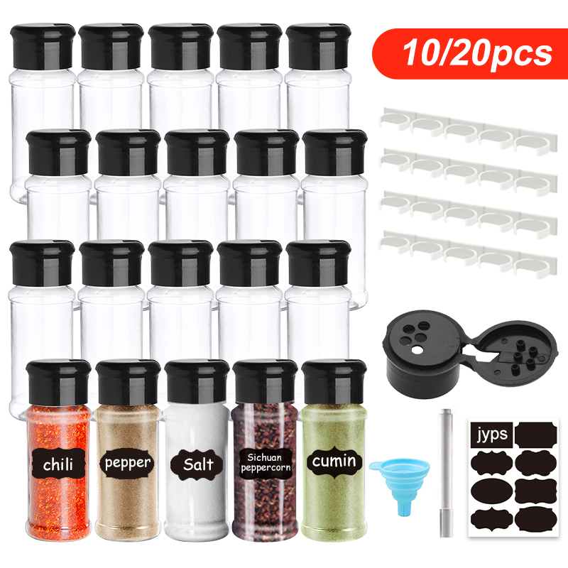 5/10/15/20PC 3.3oz/100ml Lege  - Spice Jar Labels recensie en prijs